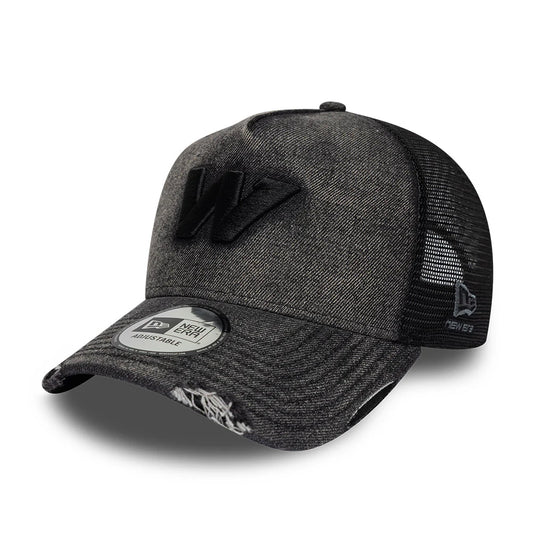 Williams Racing F1 New Wave Denim Trucker Cap Adults Black