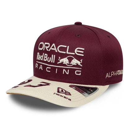 Red Bull Racing 2026 SE Austin US GP Max Verstappen Stretch Snap Adjustable Cap Burgundy