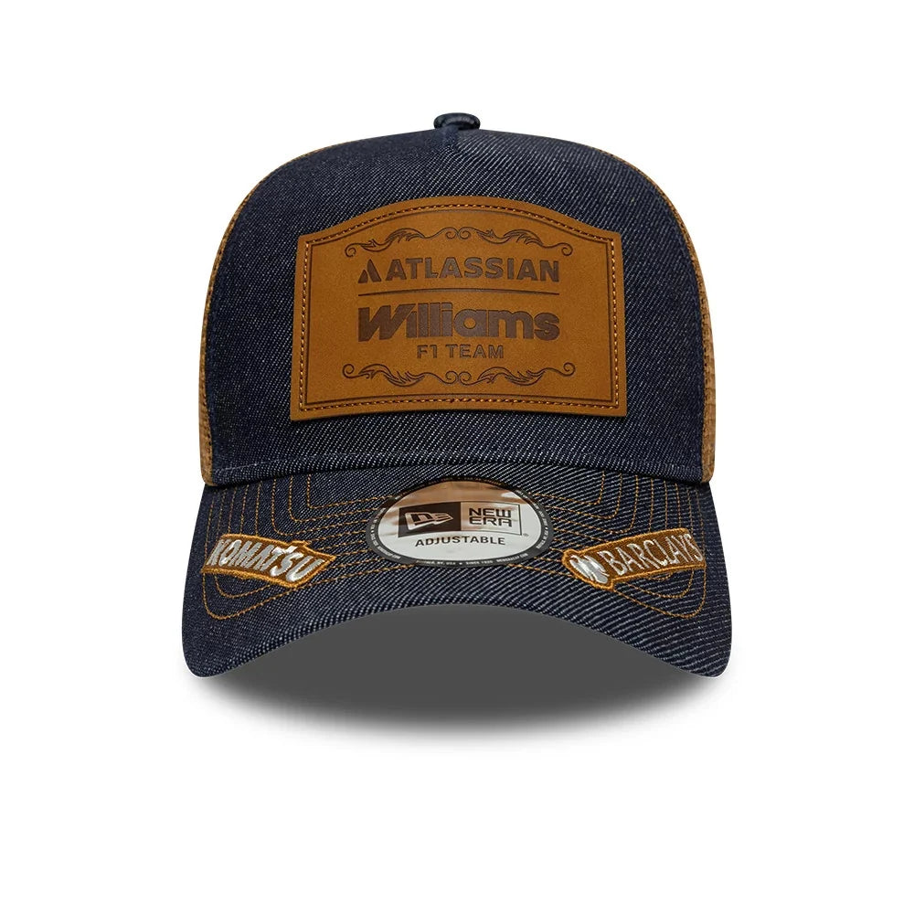 Williams Racing F1 2026 Carlos Sainz Team SE Austin USA GP Adjustable Trucker Hat Blue