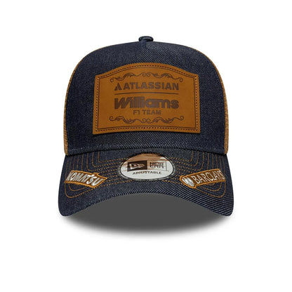 Williams Racing F1 2026 Carlos Sainz Team SE Austin USA GP Adjustable Trucker Hat Blue