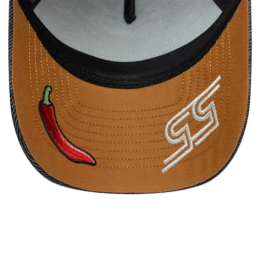 Williams Racing F1 2026 Carlos Sainz Team SE Austin USA GP Adjustable Trucker Hat Blue