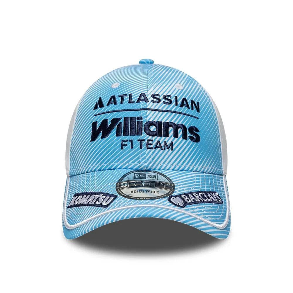 Williams Racing F1 2026 Team Carlos Sainz SE Madrid Spain GP Adjustable Hat Blue