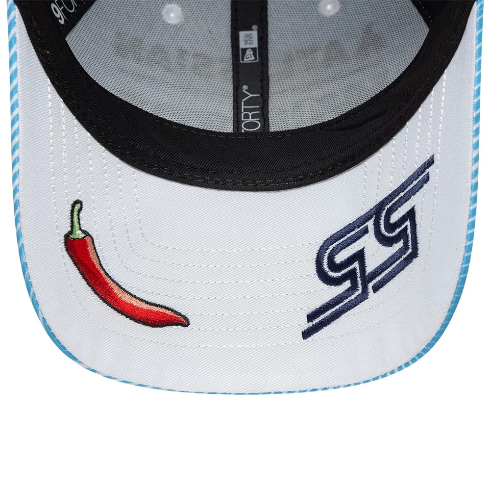Williams Racing F1 2026 Team Carlos Sainz SE Madrid Spain GP Adjustable Hat Blue