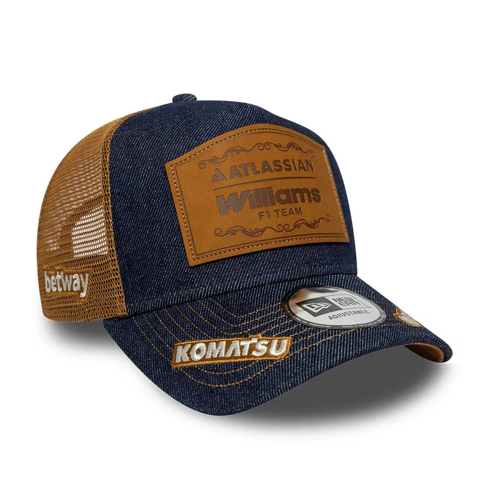 Williams Racing F1 2026 Team SE Austin USA GP Adjustable Trucker Hat Blue