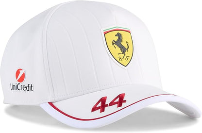 Scuderia Ferrari F1 2025 Lewis Hamilton Team Miami GP Hat White