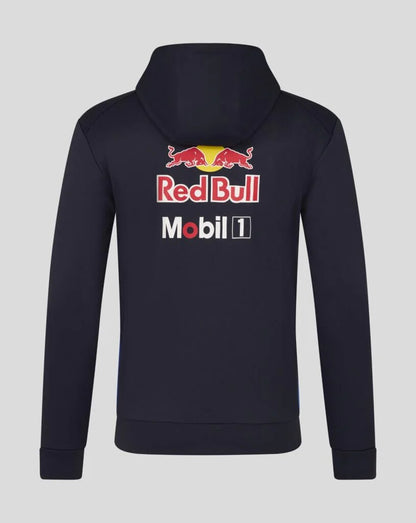 Red Bull Racing F1 2026 Team Full Zip Hooded Sweatshirt Blue