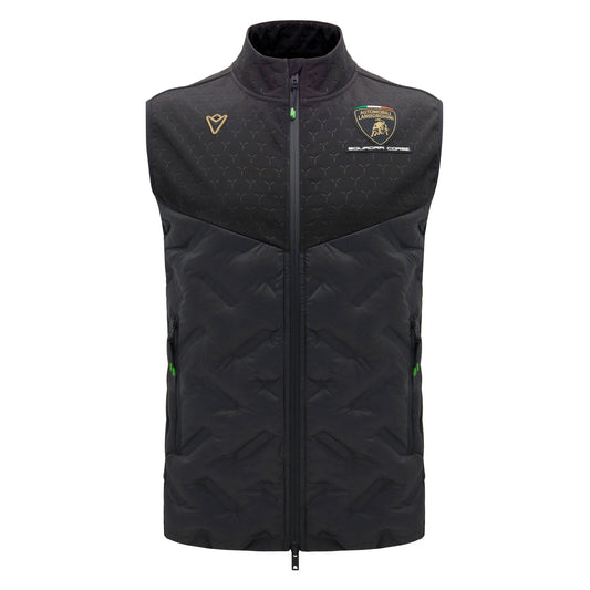 Automobili Lamborghini Squadra Corse 2026 Men's Padded Vest Black
