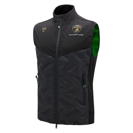 Automobili Lamborghini Squadra Corse 2026 Men's Padded Vest Black