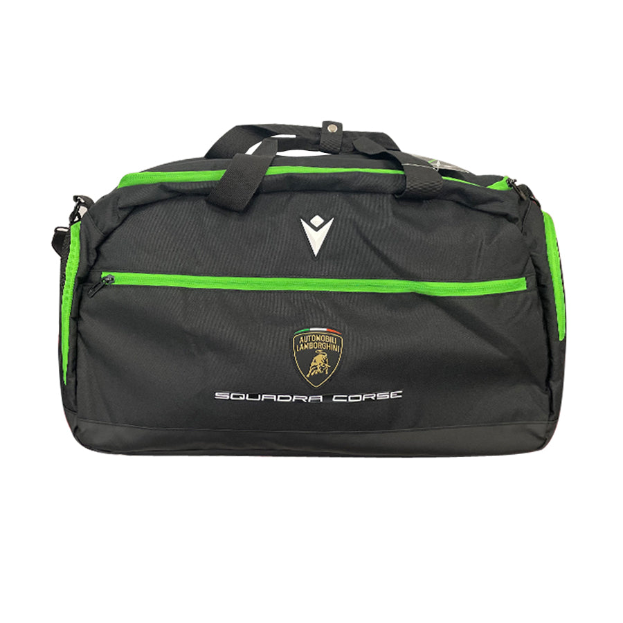 Lamborghini 2026 Squadra Corse Team Gym Bag Black/Green