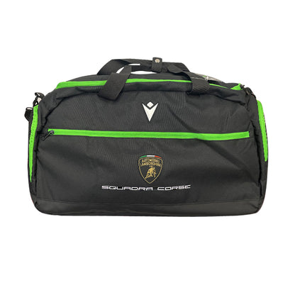 Lamborghini 2026 Squadra Corse Team Gym Bag Black/Green