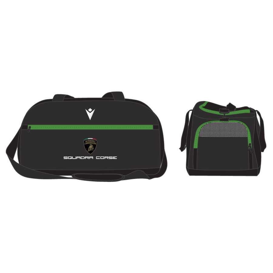 Lamborghini 2026 Squadra Corse Team Gym Bag Black/Green