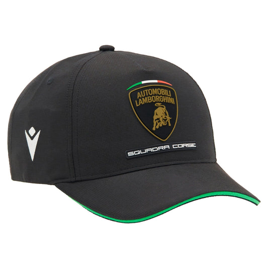 Automobili Lamborghini 2026 Kid's Squadra Corse Team Cap Black
