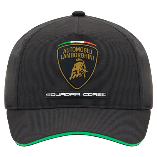 Automobili Lamborghini 2026 Kid's Squadra Corse Team Cap Black
