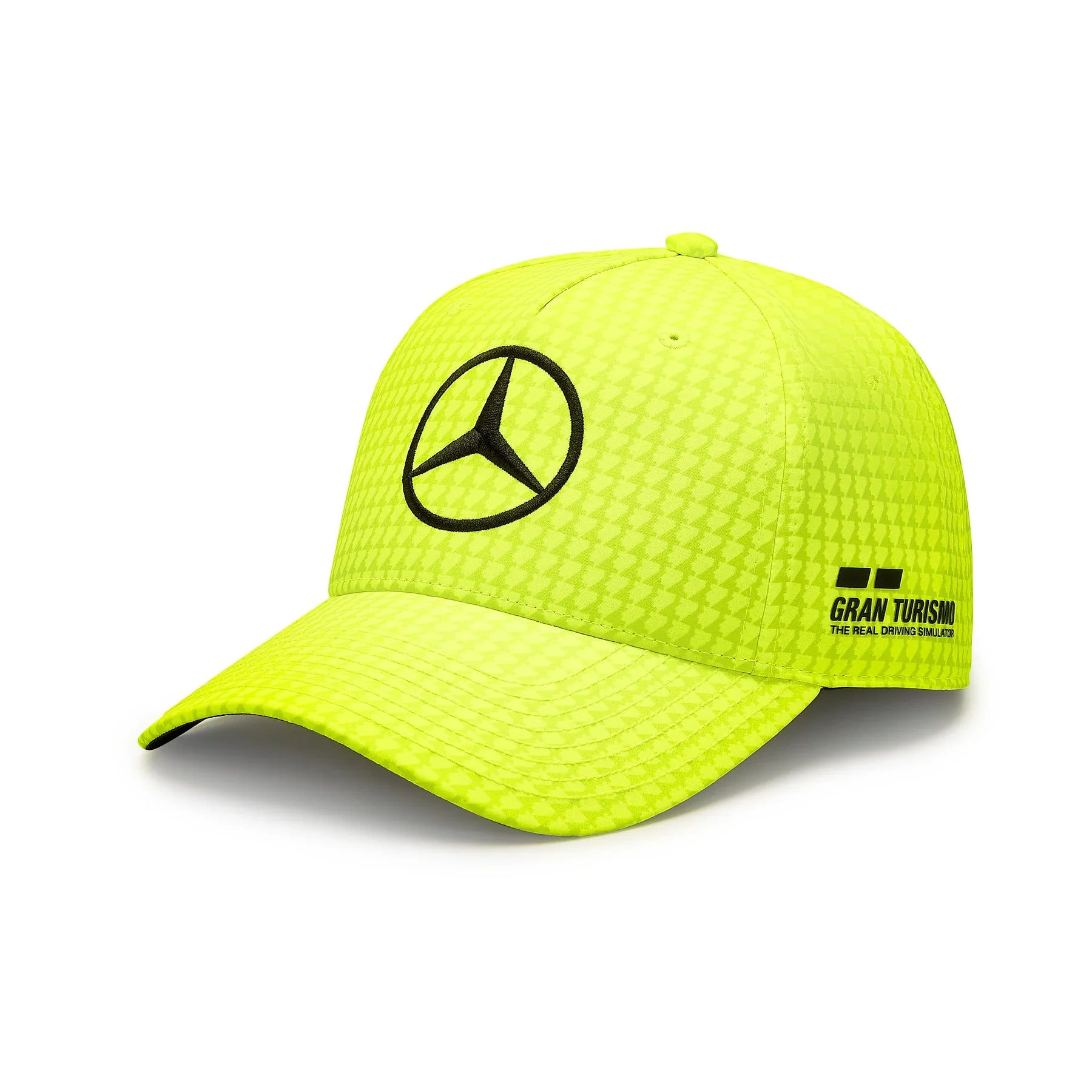 Mercedes AMG Petronas F1 KIDS Special Edition Lewis Hamilton Canada GP Hat Neon Yellow