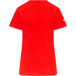 Scuderia Ferrari Women's Large Shield Logo T-Shirt Red