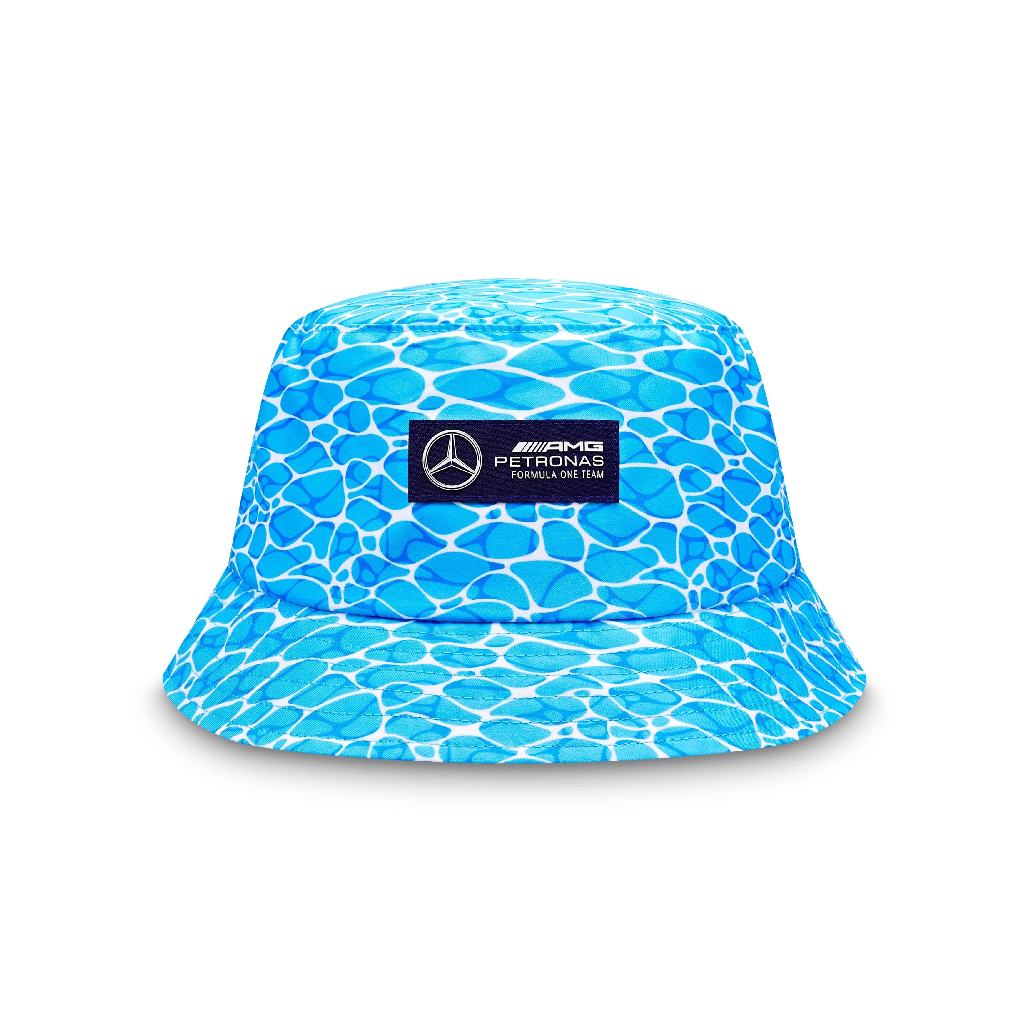 Mercedes Benz F1 Special Edition George Russell 2023 "No Diving" Miami USA GP Bucket Hat Blue