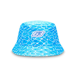 Mercedes Benz F1 Special Edition George Russell 2023 "No Diving" Miami USA GP Bucket Hat Blue