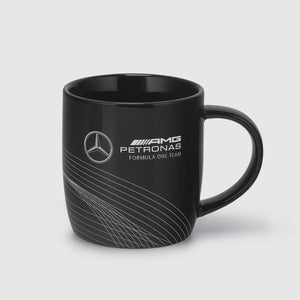 Mercedes Benz AMG Petronas F1 Logo Mug Black