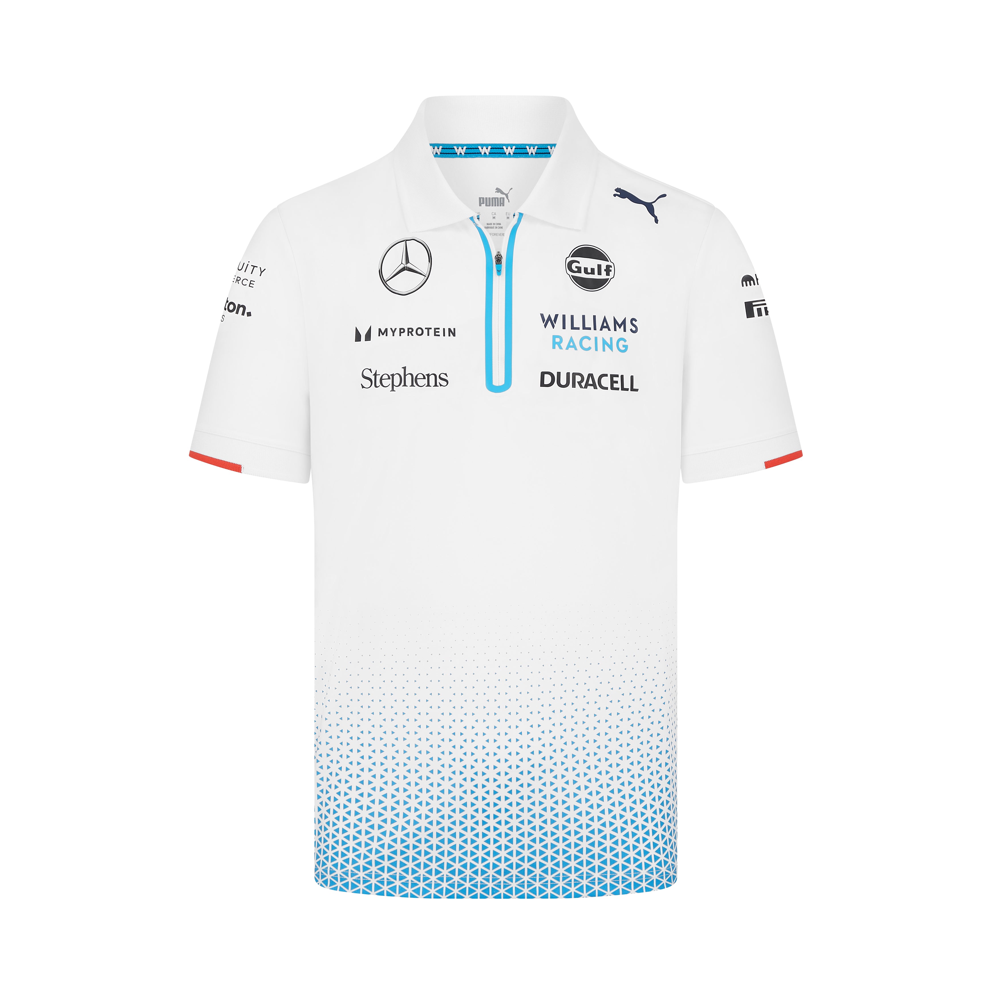 Williams Racing 2024 Men's Team Polo Shirt White