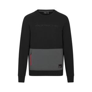 Porsche Motorsport Utility Crew Sweatshirt Black