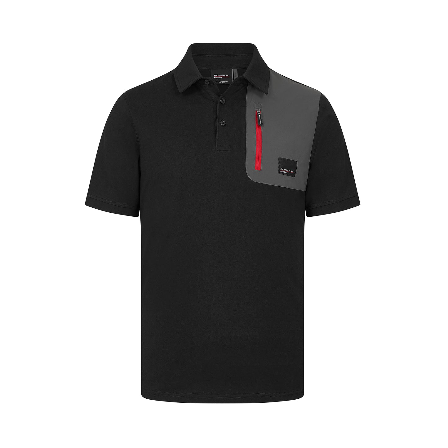 Porsche Motorsport Men's Utility Polo Shirt Black