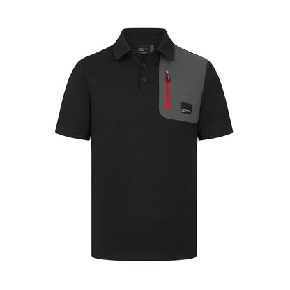 Porsche Motorsport Men's Utility Polo Shirt Black