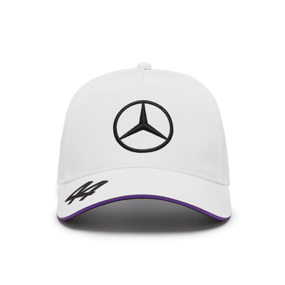 Mercedes AMG Petronas F1 Lewis Hamilton Baseball Hat White