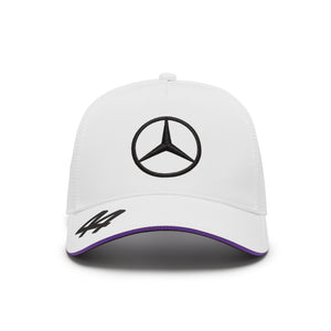 Mercedes AMG Petronas F1 2024 Lewis Hamilton Baseball Hat White