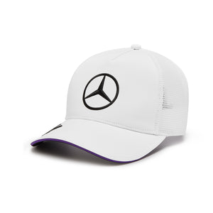 Mercedes AMG Petronas F1 2024 Lewis Hamilton Baseball Hat White