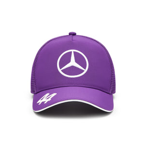 Mercedes AMG Petronas F1 2024 Lewis Hamilton Baseball Hat Purple