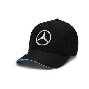 Mercedes AMG Petronas F1 George Russell Adult Baseball Hat Black