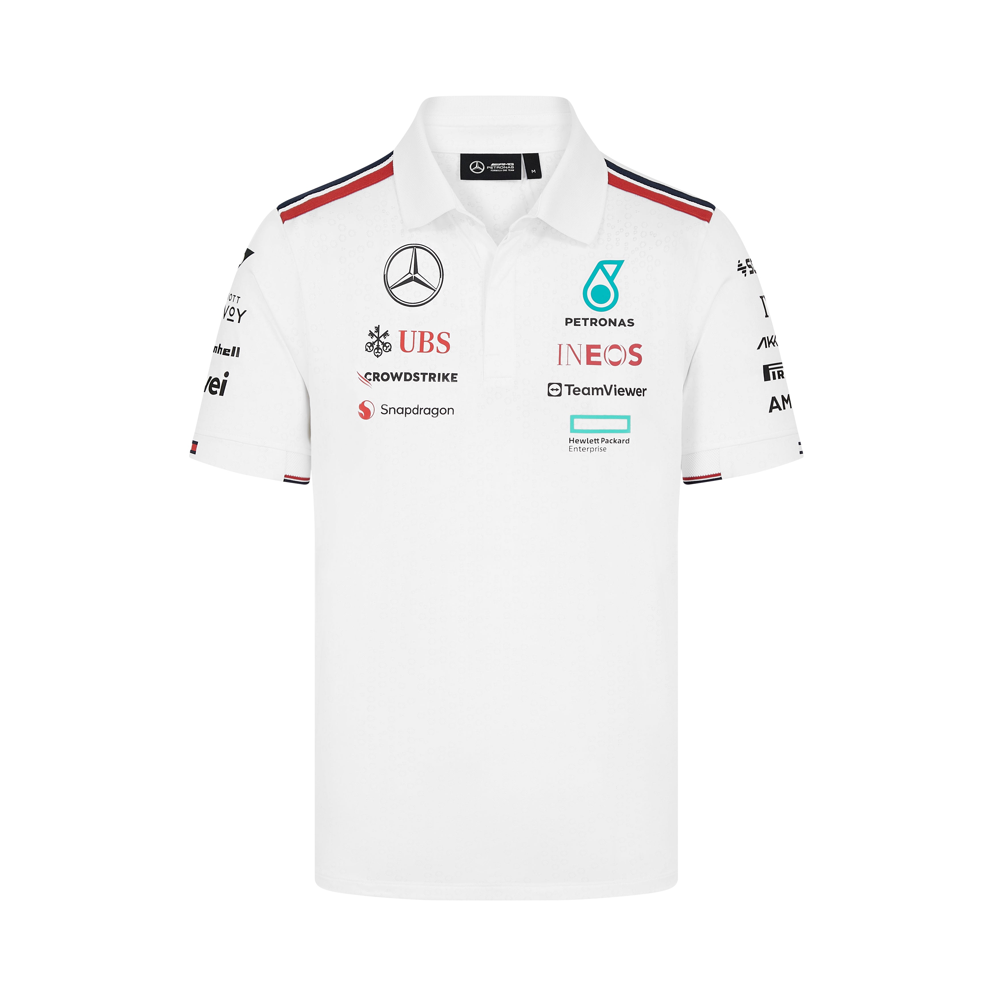 Mercedes AMG Petronas F1 2024 Men's Team Polo White