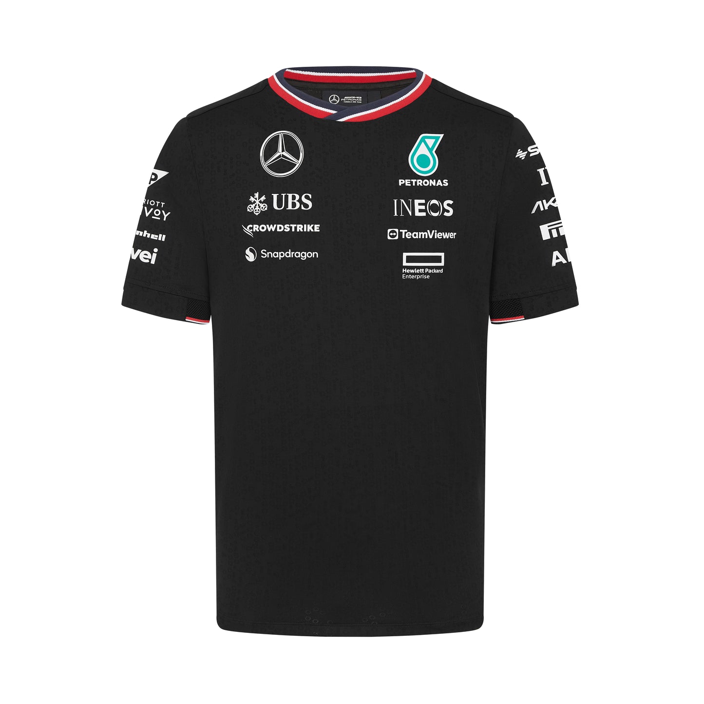 Mercedes AMG Petronas F1 Men's Team Driver T-Shirt Black