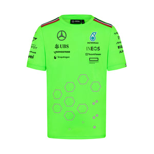 Mercedes AMG Petronas F1 2024 Men's Set Up Driver T-Shirt Green