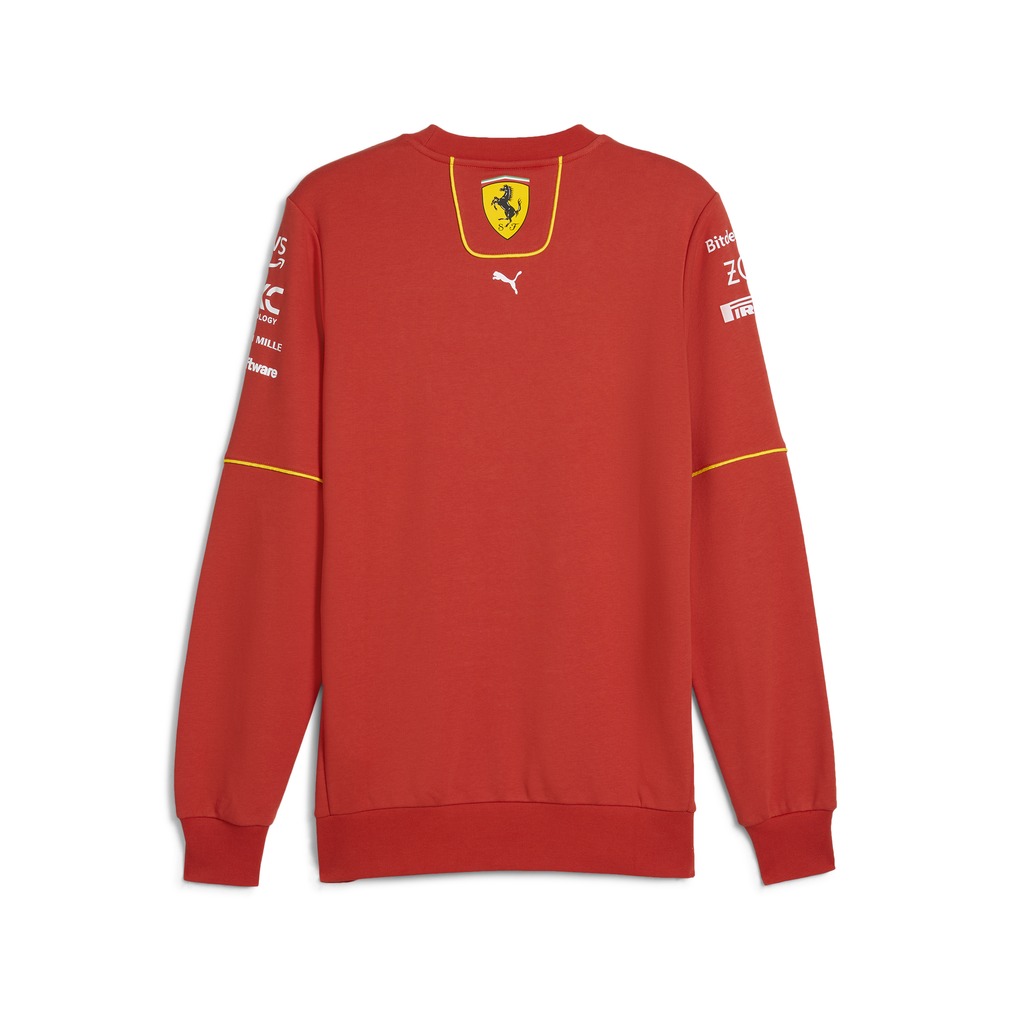 Scuderia Ferrari F1 Men's 2024 Team Crew Neck Sweatshirt Red