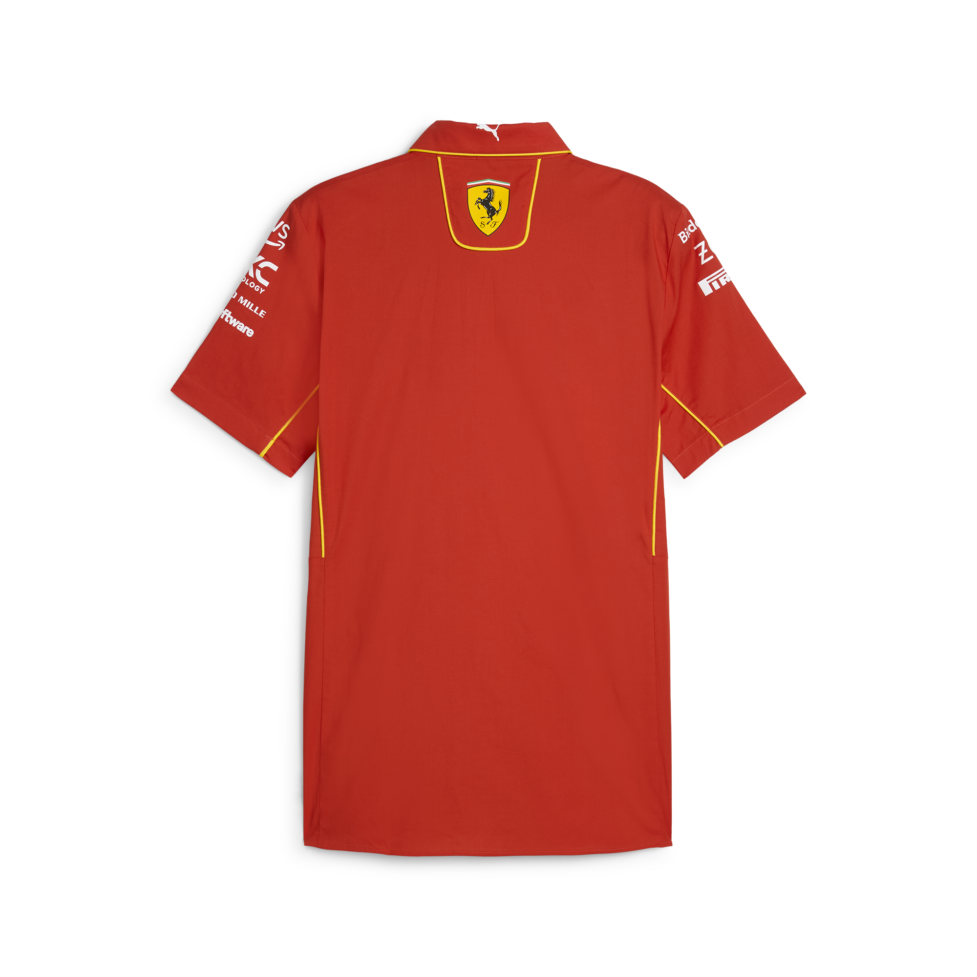 Scuderia Ferrari F1 Men's 2024 Team Button Down Shirt Red