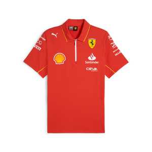 Scuderia Ferrari F1 Kid's 2024 Team Polo Shirt Red