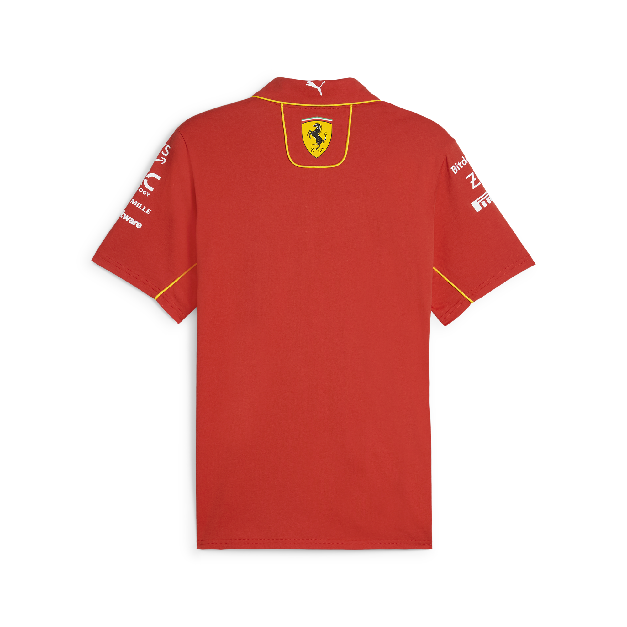 Scuderia Ferrari F1 Kid's 2024 Team Polo Shirt Red