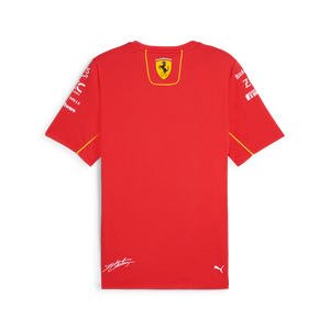 Scuderia Ferrari F1 Men's 2024 Charles Leclerc Team T-Shirt Red