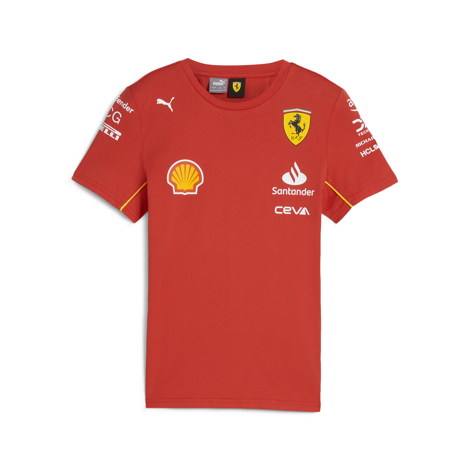 Scuderia Ferrari F1 Kid's 2024 Team T-Shirt Red