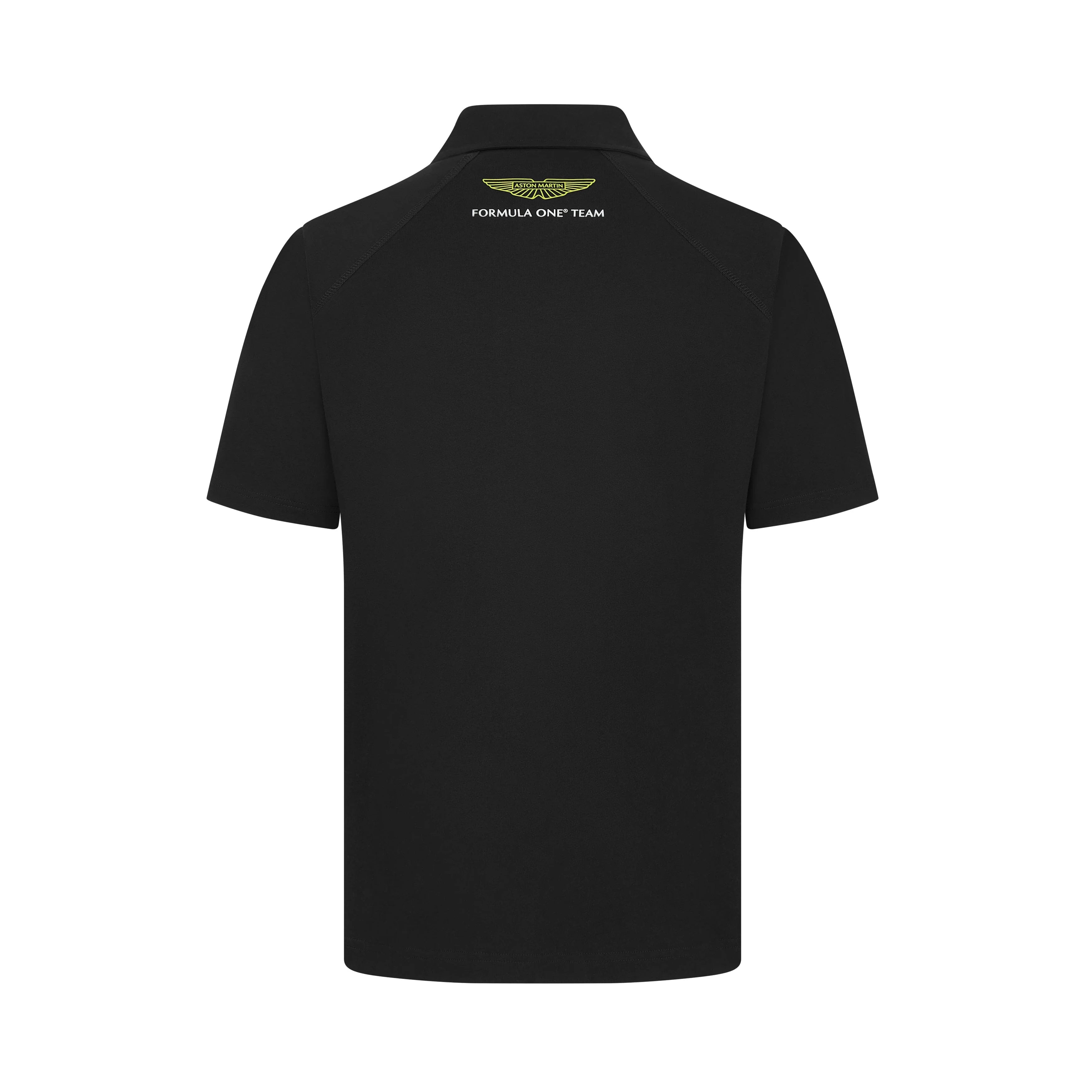 Aston Martin F1 Men's Logo Polo Shirt Black