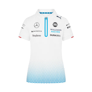 Williams Racing 2024 Women's Team Polo Shirt White