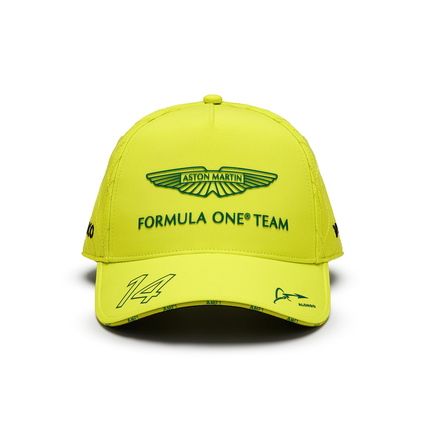 Aston Martin F1 Team Fernando Alonso Driver Hat Lime Green