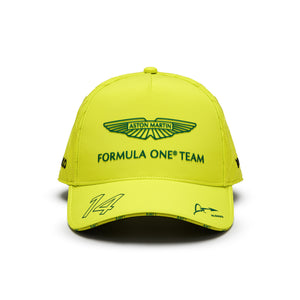 Aston Martin F1 2024 Team Fernando Alonso Driver Hat Lime Green