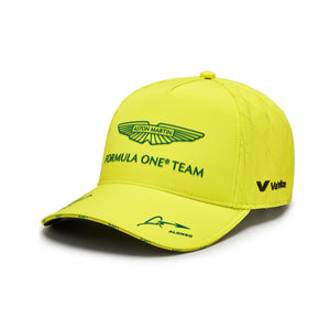 Aston Martin F1 2024 Team Fernando Alonso Driver Hat Lime Green