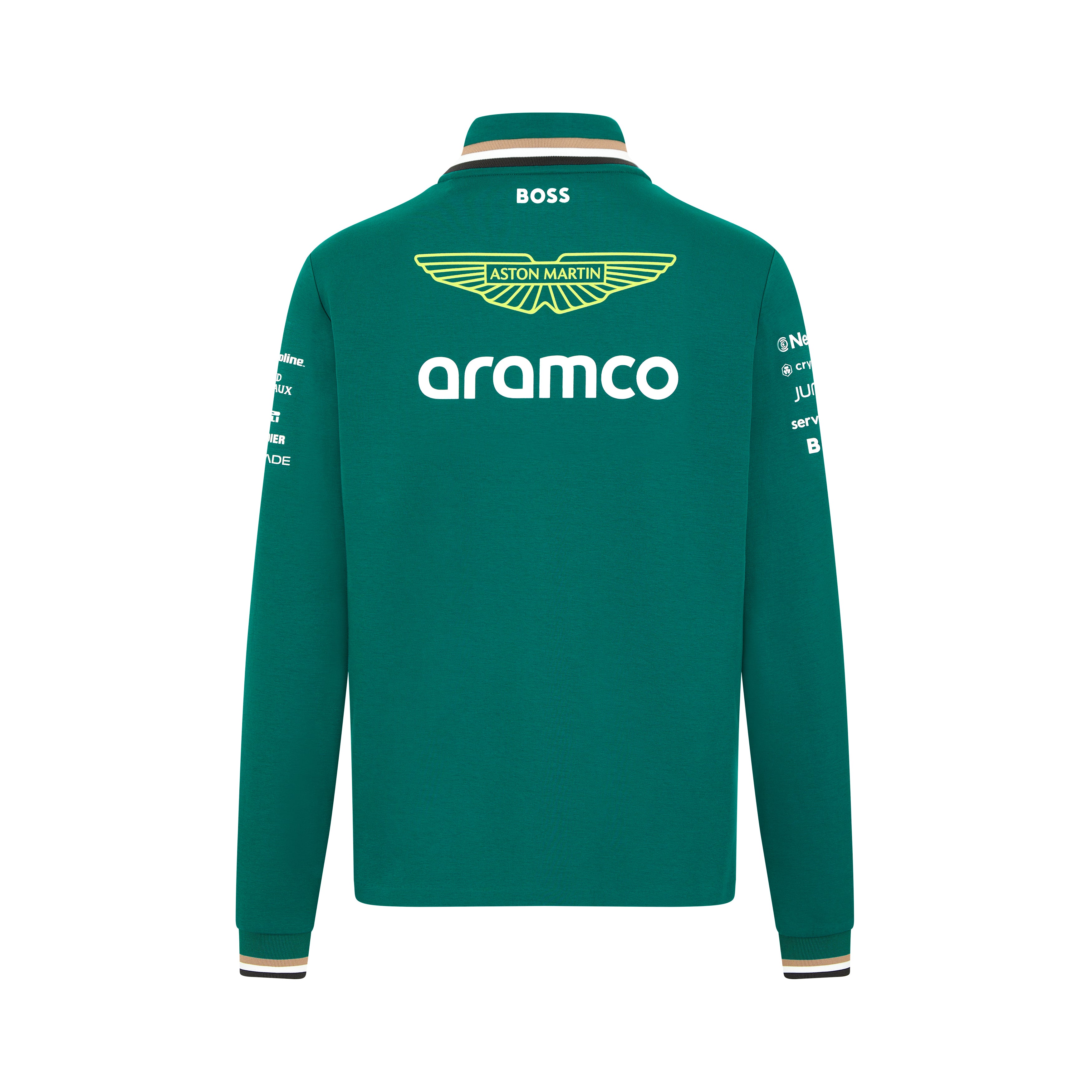 Aston Martin Cognizant F1 2024 Men's Team 1/4 Zip Sweater Green