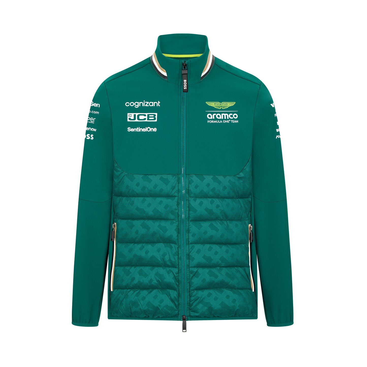 Aston Martin Cognizant F1 Men's Team Hybrid Jacket Green