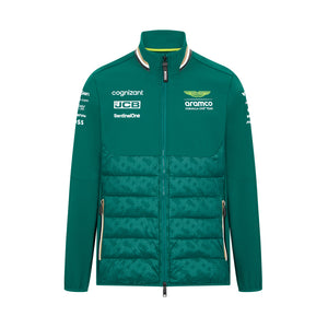 Aston Martin Cognizant F1 2024 Men's Team Hybrid Jacket Green