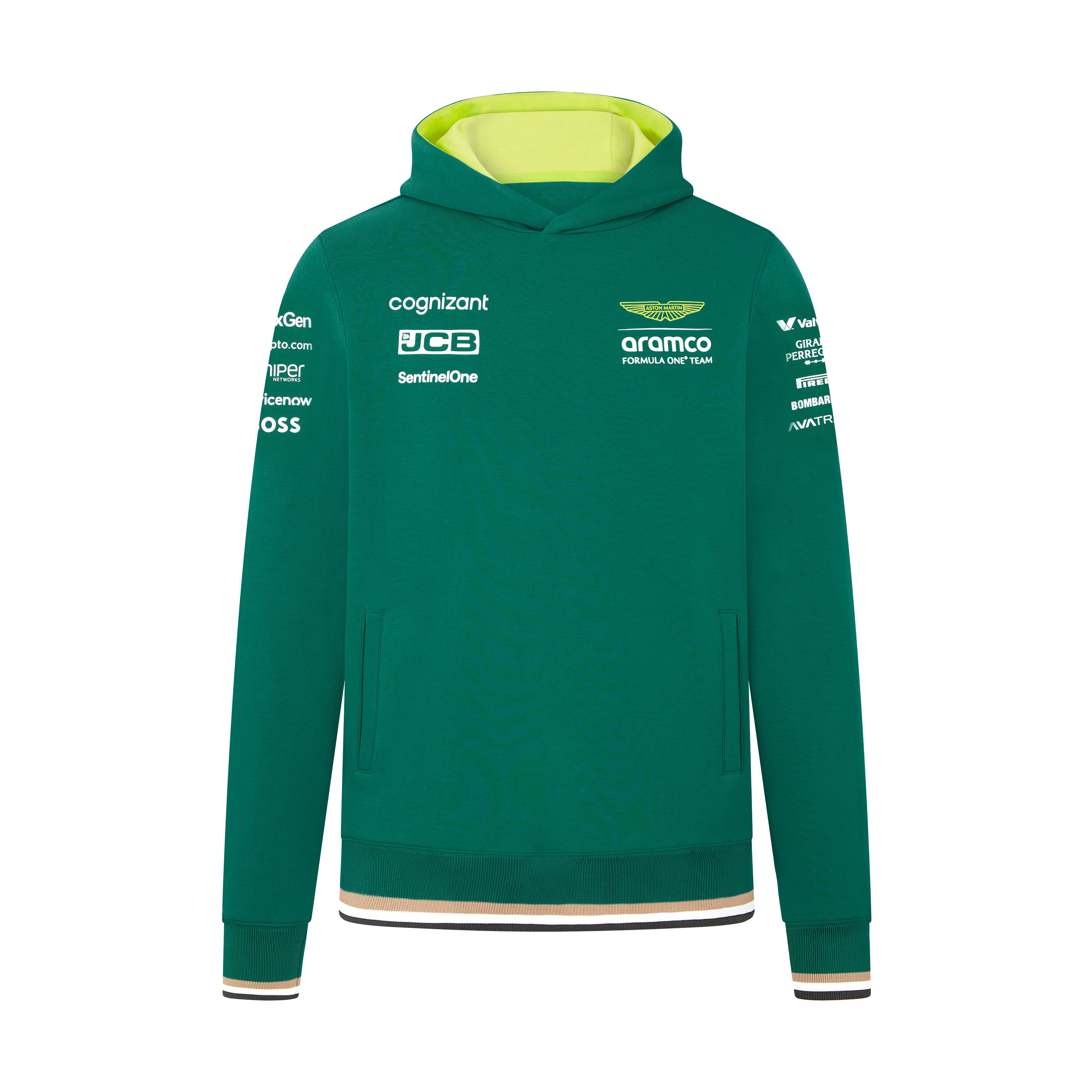 Aston Martin Cognizant F1 2024 Men's Team Hooded Sweatshirt Green