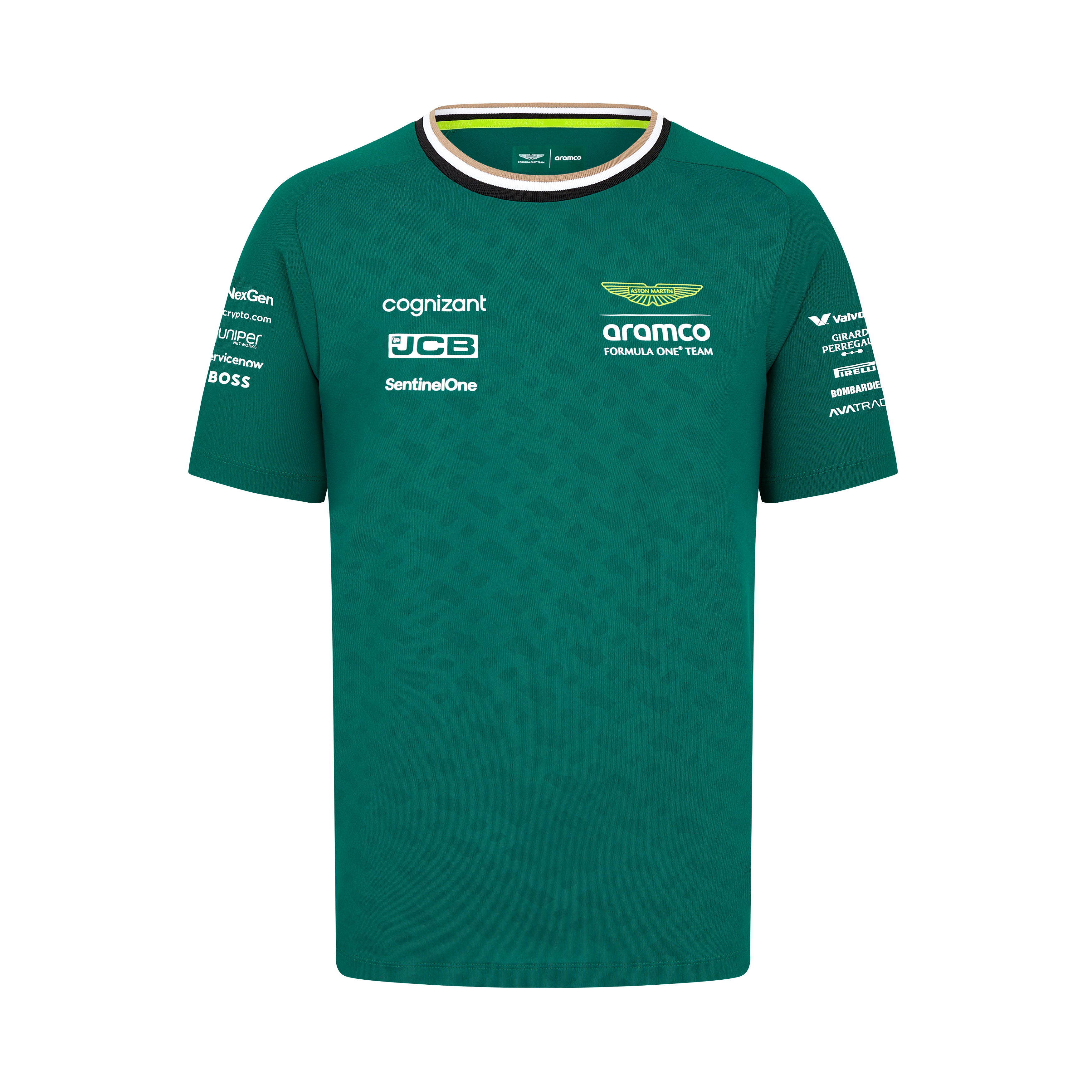 Aston Martin Cognizant F1 2024 Men's Fernando Alonso Driver Team T-Shirt Green